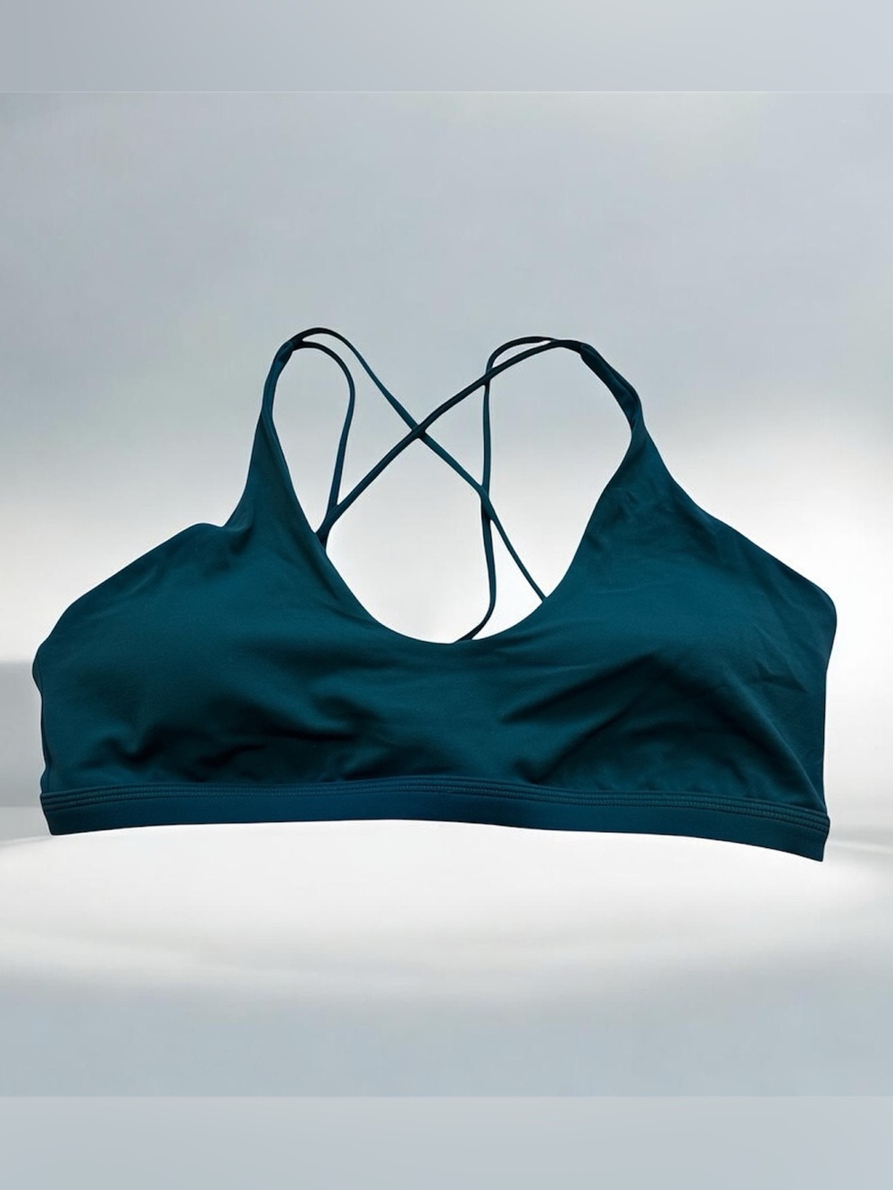 Lululemon Sports Bra Size 12 Green Storm Teal